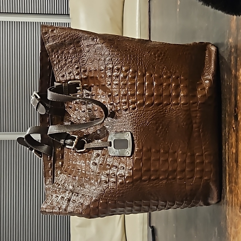 Dark Brown large tote bag